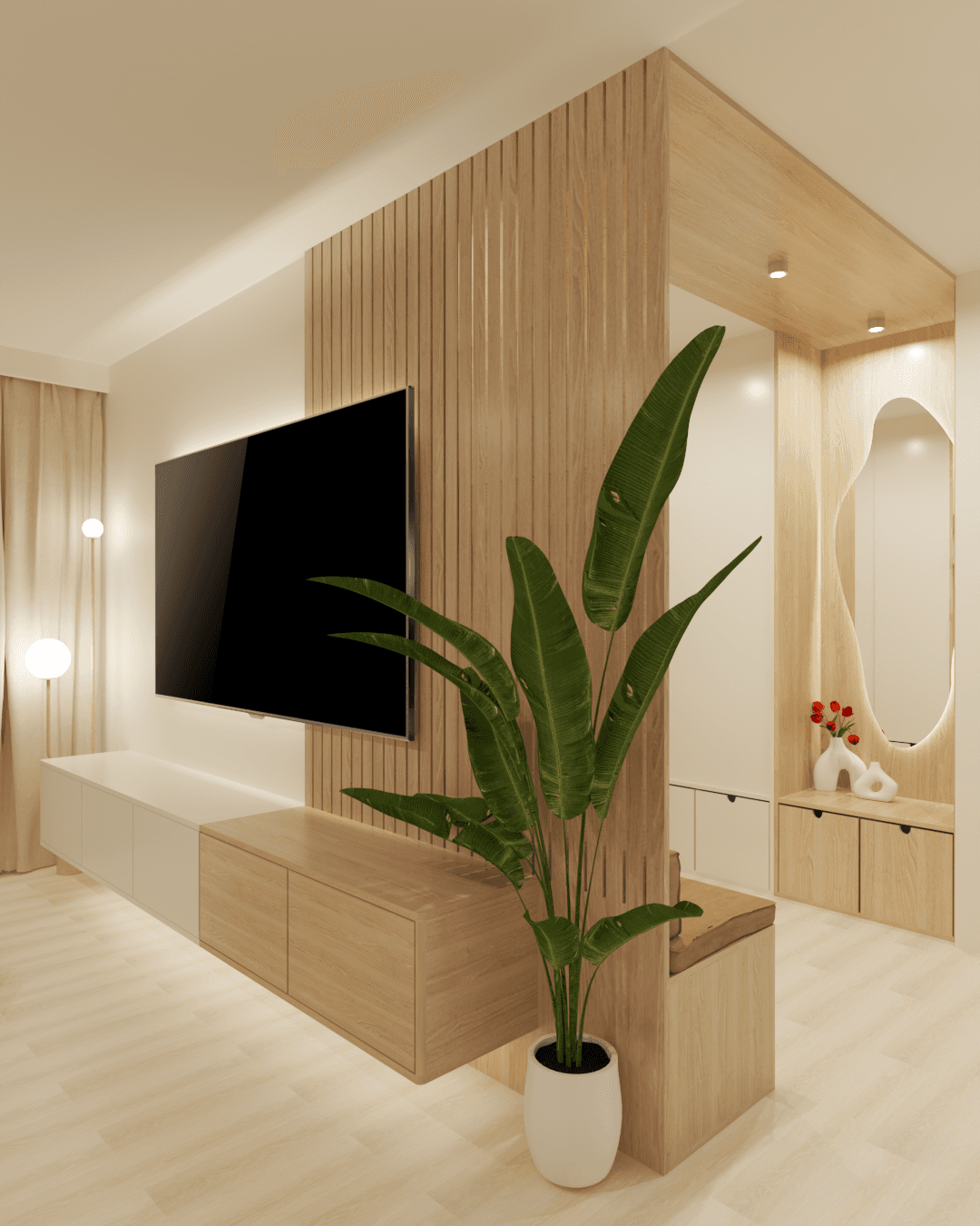 MINIMALIST SCANDINAVIAN ENTRANCE